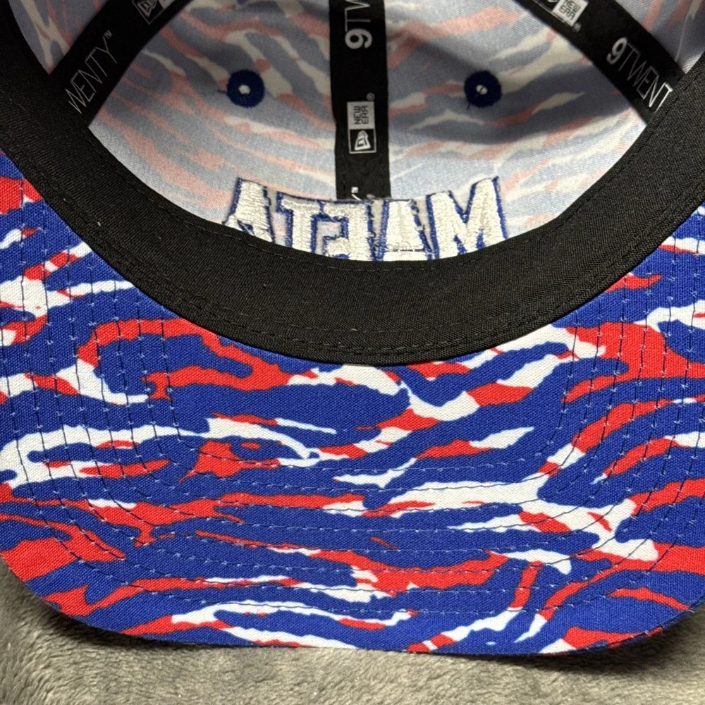 New Era cap bills zebra
